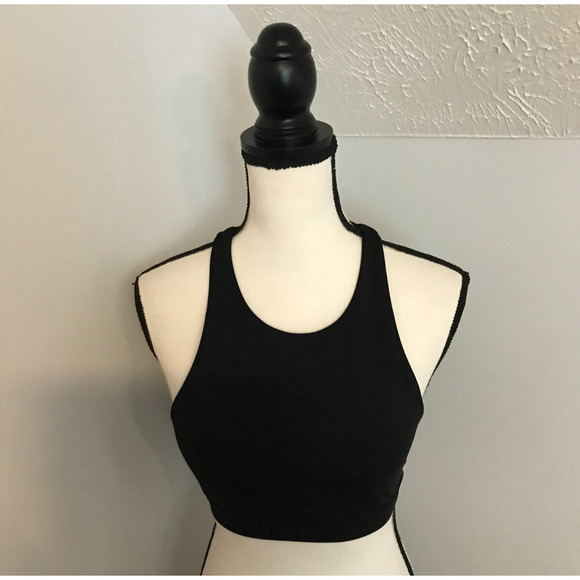 lululemon athletica Other - Lululemon Energy High Neck Black Sports Bra - Size 6